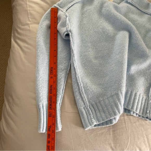 We the Free/Free People Light Blue Pullover Oversized Sweater Xsmall Butter Soft - Picture 6 of 10